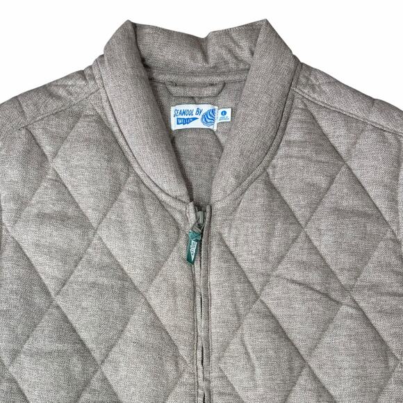 Wellen Huckberry Seawool Bubble Vest Large Brown Sustainable Quilted Outerwear - Picture 4 of 10